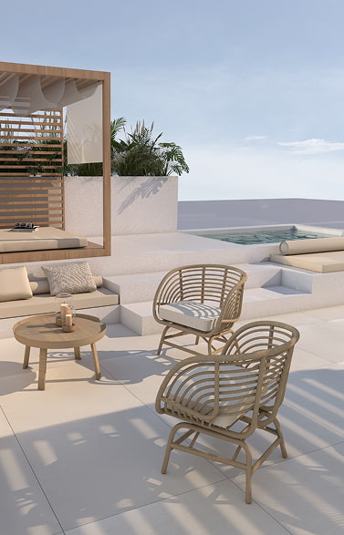 Panorama lofts Terraza del loft estilo moderno