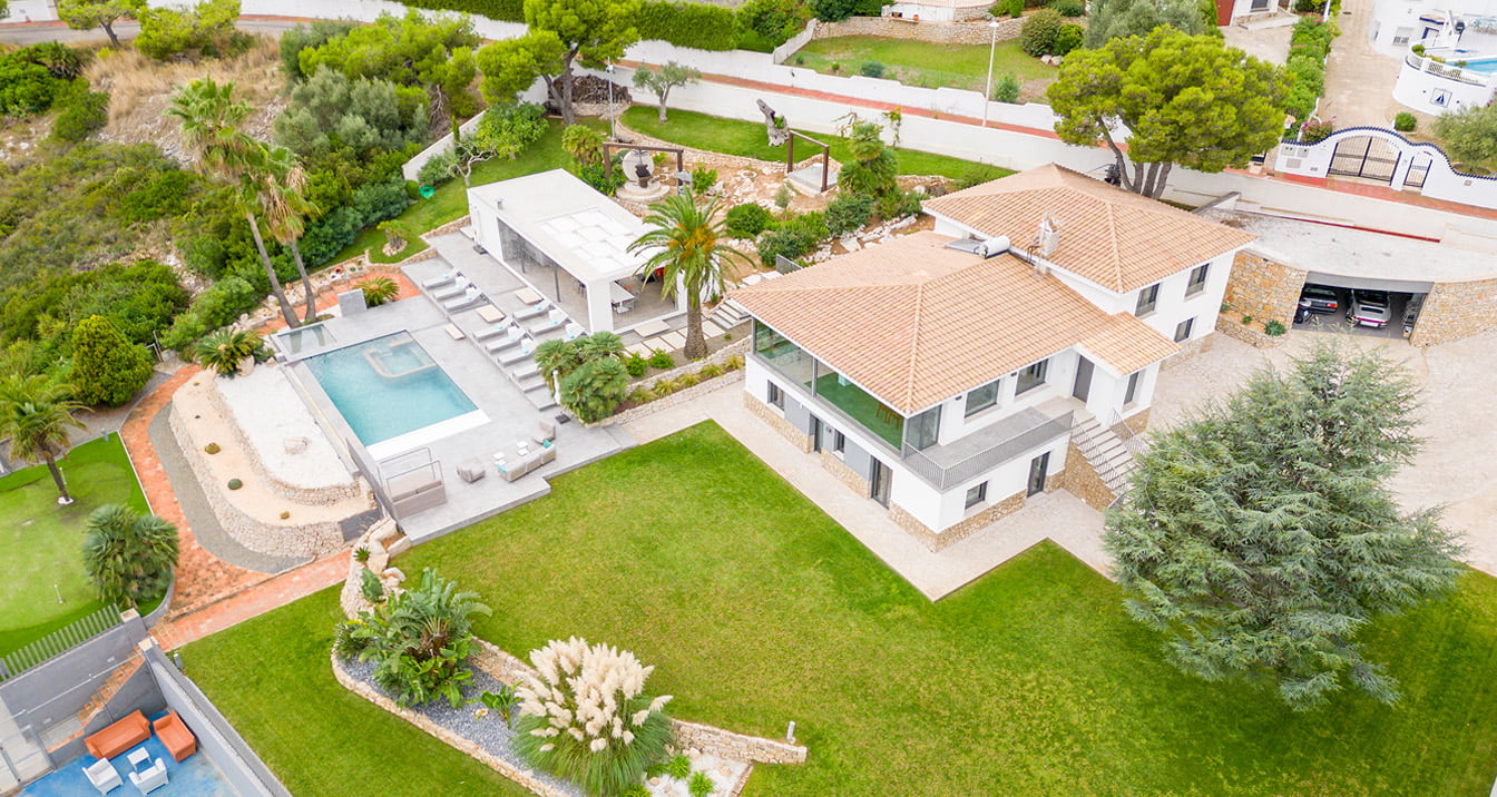 Vista aérea de Villa Atalaya Vista aérea de las instalaciones de Villa Atalaya