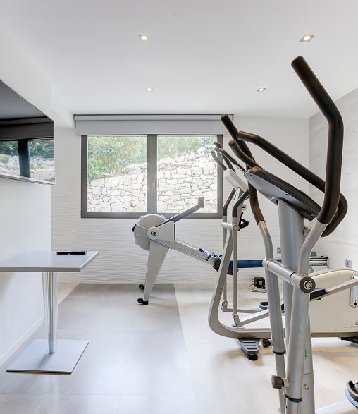 Fitness room Sala de fitness equipada