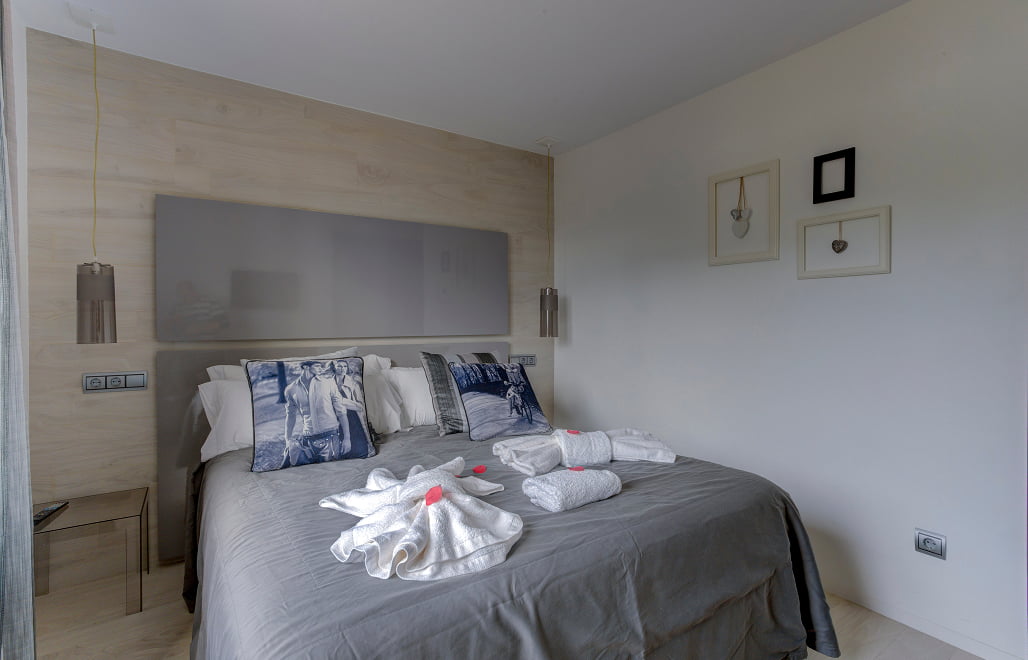 Romantic suite Habitación romantic suite con cama doble